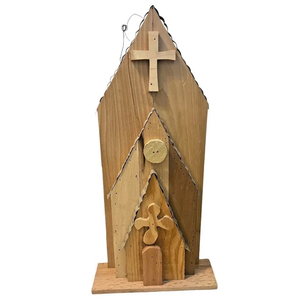 Handmade Rustic Church Chapel